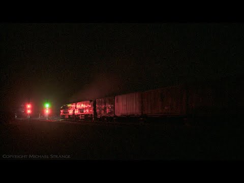 4PM6 Pacific National Freight Train At Night - PoathTV Australian Railways