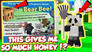 Bear Morph Bee Swarm Simulator मफत ऑनलइन - how to jump high in roblox bee swarm simulator