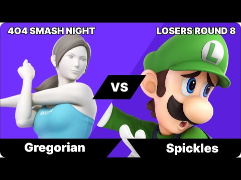 4o4 Smash Night 91 - Gregorian(Trainer) vs Spickles(Luigi)