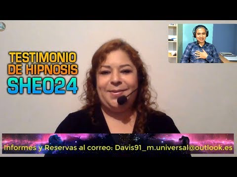 Testimonio SHE024: Cuenta los resultados de su sesión de Hipnosis regresiva SHE - Marcela, México