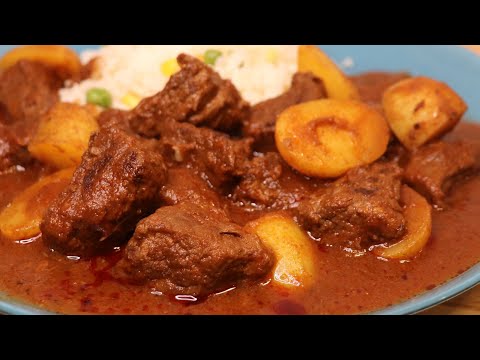 Carne Guisada Con Papas Suavecita y Gustosa.