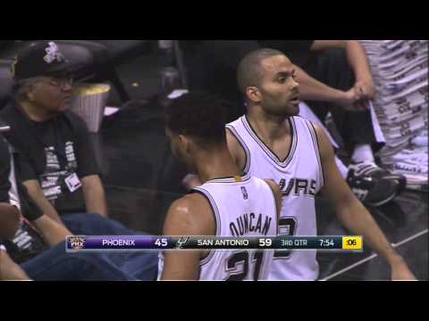 Tim Duncan Blocks Archie Goodwin