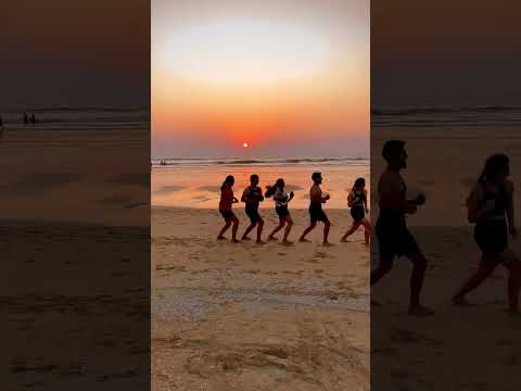 🏖️ Matargashti hook step | Goa | Beach reel shorts idea | Group step #tamasha