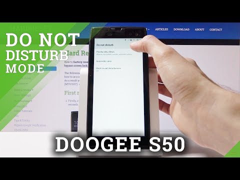 How to Activate Do Not Disturb in DOOGEE S50 – Mute Sounds / Vibrations
