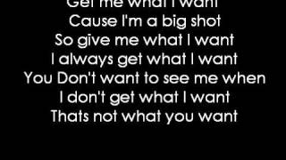 Avril Lavigne I Always Get What I Want Lyrics