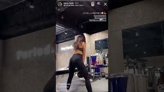 インスタ美女(@kana_melia) ジム トレーニング動画 #shorts
