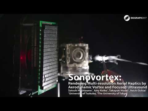 Sonovortex - Digital Nature Group (SIGGRAPH 2017)