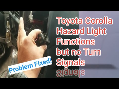Toyota Corolla Signal light not working| Hazard Switch is the Cause | Tagalog with English Caption