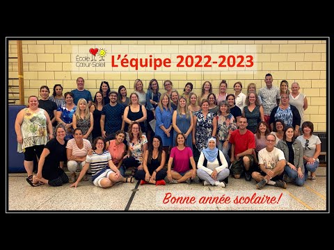 Bonne rentrée 2022-2023 à Coeur-Soleil