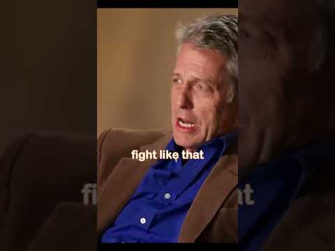 Hugh Grant talks the Hilarious Fight Scene in Bridget Jones Diary #shorts #film