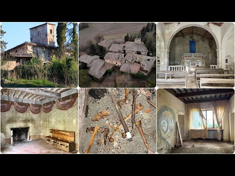IN QUESTO BELLISSIMO BORGO FANTASMA ABBIAMO TROVATO UNA CRIPTA CON OSSA UMANE! GUARDATE! #urbex