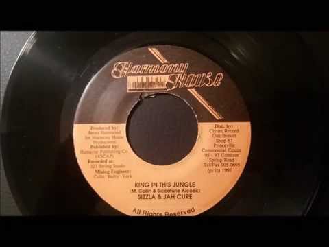 Sizzla and Jah Cure - King In This Jungle - Harmony House 7" w/ Version - 1997