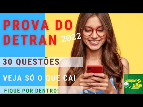 PROVA SIMULADA DO DETRAN MG 2022, QUESTÕES MAIS COBRADAS.