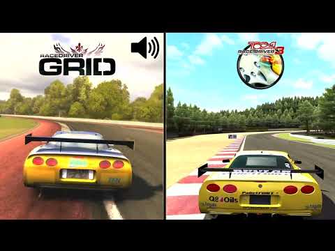 Race Driver Grid VS Toca Race Driver 3 in [4k] Corvette C5 R