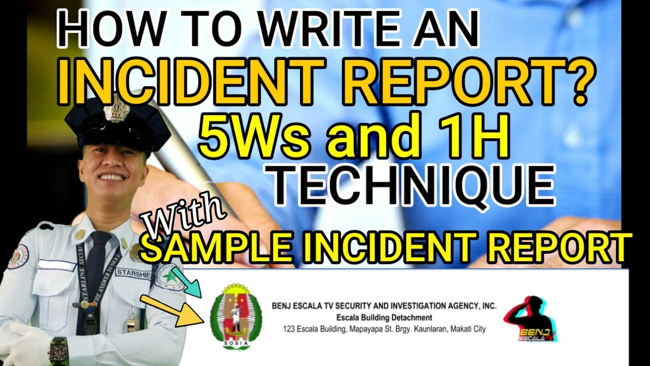 Putar video HOW TO WRITE AN INCIDENT REPORT|PAANO GUMAWA NG INCIDENT REPORT|5Ws and 1H TECHNIQUE sekarang HOW TO WRITE AN INCIDENT REPORT|PAANO GUMAWA NG INCIDENT REPORT|5Ws and 1H TECHNIQUE