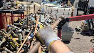 How to Process, sort and grade scrap copper pipe, brass to make the most cash FAST! Make money today