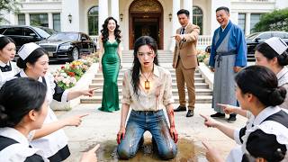 Her adoptive parents threw her out like a dog—she found her millionaire birth parents, they regret.