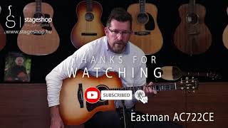 Video thumbnail for Eastman AC722 CE 2020 built acoustic guitar demo by Stageshop by Stageshop