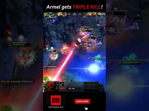 Armel Pangolier gets TRIPLE KILL against Quest Esports #dota2 #ti12 #qualifiers #teamsecret #quest