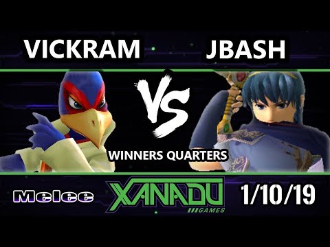 S@X 284 SSBM - Vickram (Falco) Vs. JBash (Marth) Smash Melee Winners Quarters