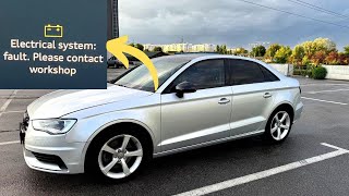 “Electrical system fault” warning in Audi vehicles: TSBs