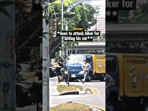 Road Raging Trucker Gets Humbled by Biker