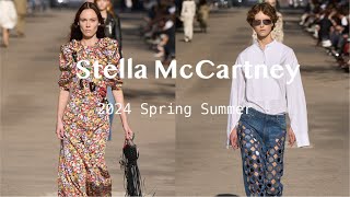 Stella McCartney|2024 SS |Blossoming Flowers in Sustainable Fashion环保时尚中的花朵绽放