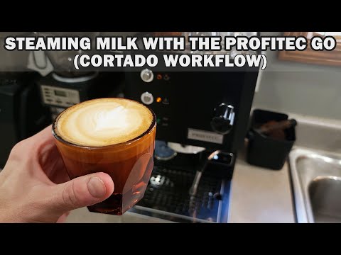 Profitec Go Steaming Milk (Cortado Workflow)