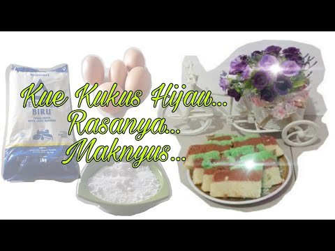 Kue Kukus Hijau Rasanya mantul endes...