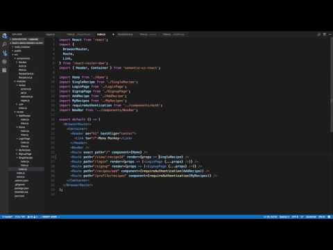 Fullstack Feathersjs and React Web App Updated part 24
