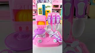 Satisfying with Unboxing & Review Miniature Kitchen Set | ASMR Video no music #asmrtoys #toyhouse