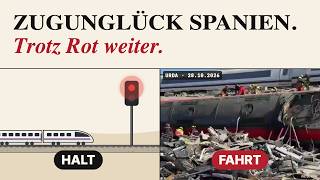 Zugunglück Spanien: Warum fuhr der AVE trotz Rot? #spanien #Zugunfall