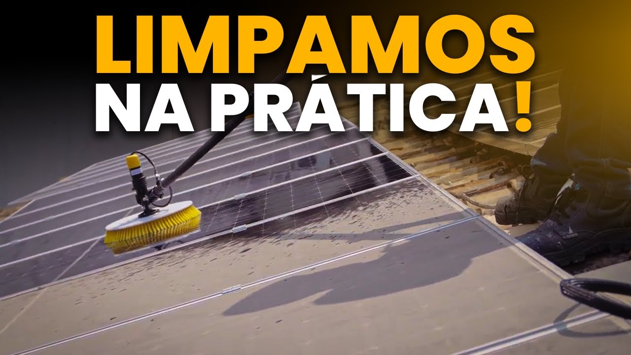 Devo LAVAR as PLACAS SOLARES? Veja o que aconteceu!