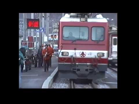 The Rathische Bahn 1996 -  part one : The route of The Glacier-Express