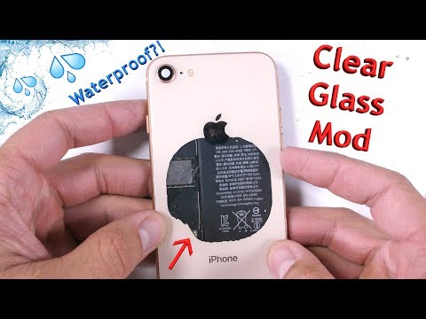 iPhone 8の防水性能は？+ クリアバックMOD！＋クリアバックMOD！？ (What makes the iPhone 8 Waterproof? + Clear Back Mod!)