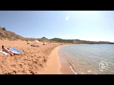 La playa de ORO de Menorca.