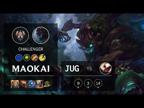 Maokai Jungle vs Lee Sin - EUW Challenger Patch 10.6