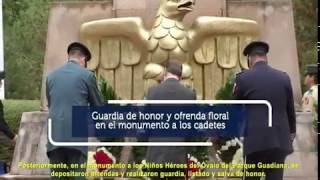 SE CONMEMORA EL ANIVERSARIO 172 DE LA GESTA HEROICA EN LA QUE LOS NIÑOS HÉROES DEFENDIERON LA NACIÓN