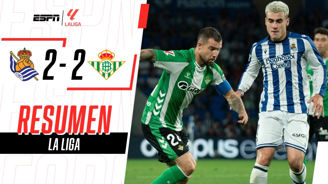 ANTONY METIÓ UN GOLAZO PERO SE LO EMPATARON AL BETIS | Real Sociedad 2-2 Betis | RESUMEN