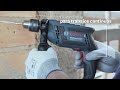 Miniatura vídeo do produto Furadeira de Impacto Bosch GSB 13 RE 650W 220V 5 brocas e maleta