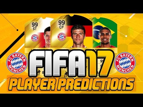 FIFA 17 Bayern Munich Player Ratings Predictions!! Ft. Müller, Lewandowski & Douglas Costa!!