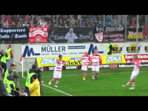 Hallescher FC (HFC)  [2 : 0] Hamburger SV II - 24.Spieltag Regionalliga Nord