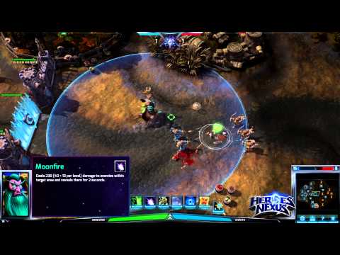 Malfurion Abilities Preview - Heroes of the Storm Alpha