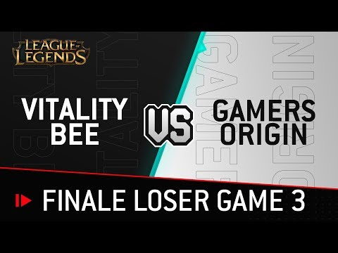 VITALITY BEE VS GAMERS ORIGIN - Finale loser game 3 - Lyon e-Sport 2019