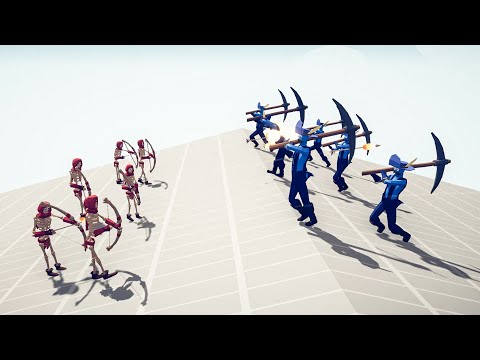 Spooky Team vs Wild West Team - Totally Accurate Battle Simulator TABS