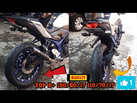 TUDO SOBRE OS PNEUS DIABLO ROSSO 2 150/60/17 E 110/70/17 NA MT03 JESKAP GP3R