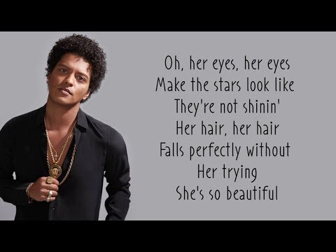 Bruno mars Just the way you are lyrics