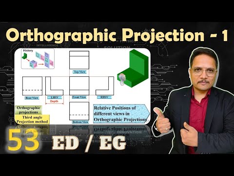 Orthographic Projection 1 Concept Engineering Drawing MultiView