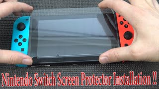 Nintendo Switch Screen Protector Installation Guide ?