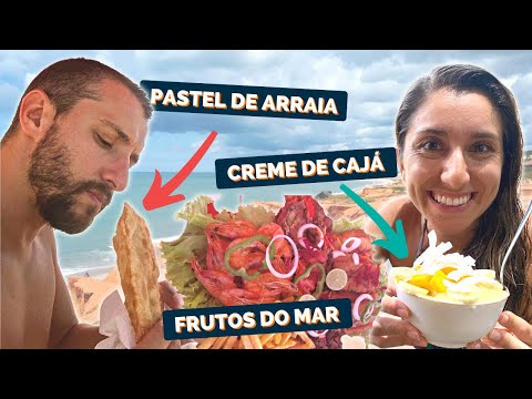 Provando comidas típicas de Canoa Quebrada - CE (Com PREÇOS)